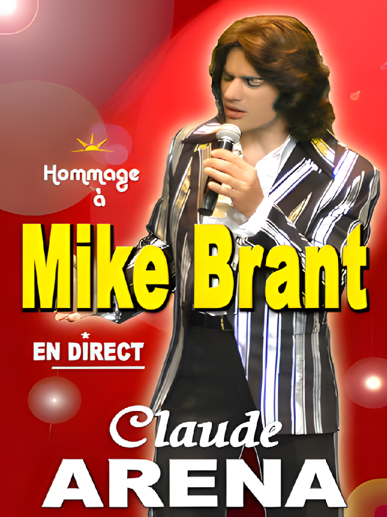 Affiche de la soirée Mike Brant